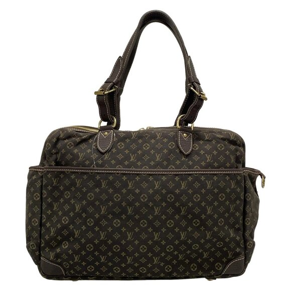 Auth LOUIS VUITTON Sac a Langer M95221 Ebene Monogram Mini Lin SR1037 Cotton - Picture 2 of 16